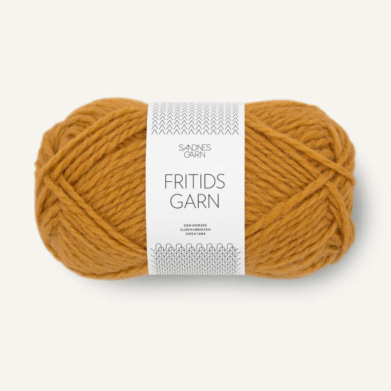 Sandnes Fritidsgarn 2335 Sinapinkeltainen