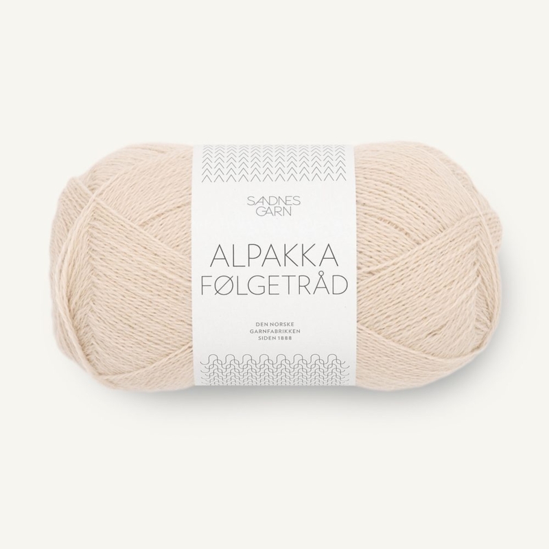 Sandnes Alpakka Følgetråd 2321 Marsipaani