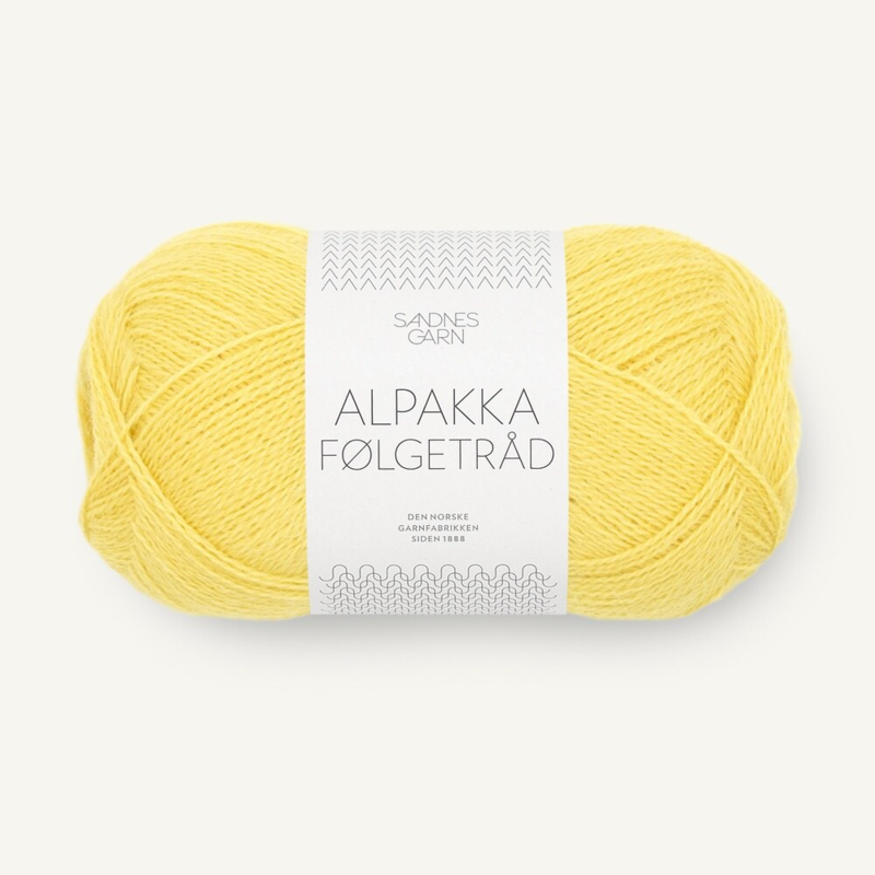 Sandnes Alpakka Følgetråd 9004 Sitruuna