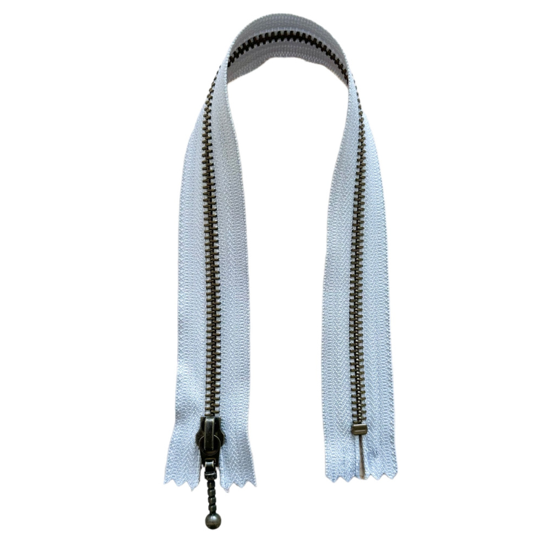 YKK Kiinteä Vetoketju Antiikkimessinki 6 mm 35 cm