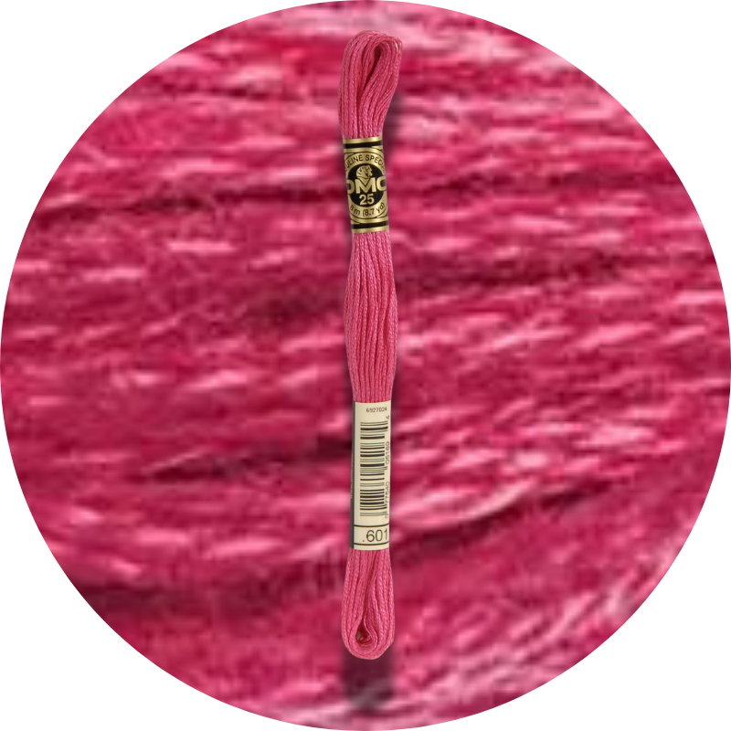 DMC Mouliné Spécial 25, Punaisen/Keltaisen/Oranssin sävyt 0601