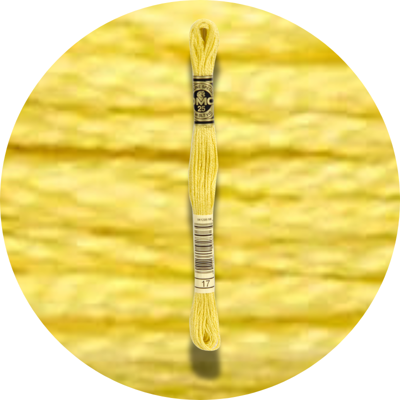 DMC Mouliné Spécial 25, Punaisen/Keltaisen/Oranssin sävyt 0017