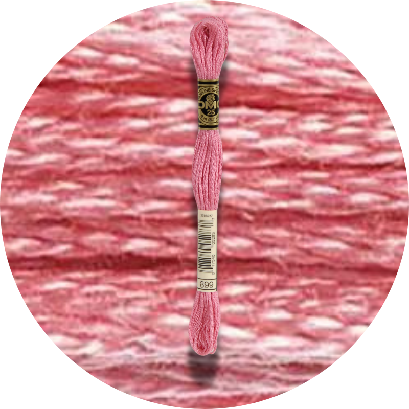 DMC Mouliné Spécial 25, Punaisen/Keltaisen/Oranssin sävyt 0899