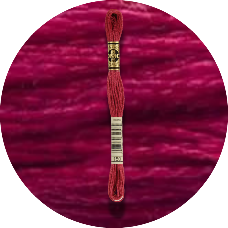 DMC Mouliné Spécial 25, Punaisen/Keltaisen/Oranssin sävyt 0150