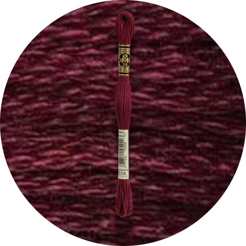 DMC Mouliné Spécial 25, Punaisen/Keltaisen/Oranssin sävyt 0814