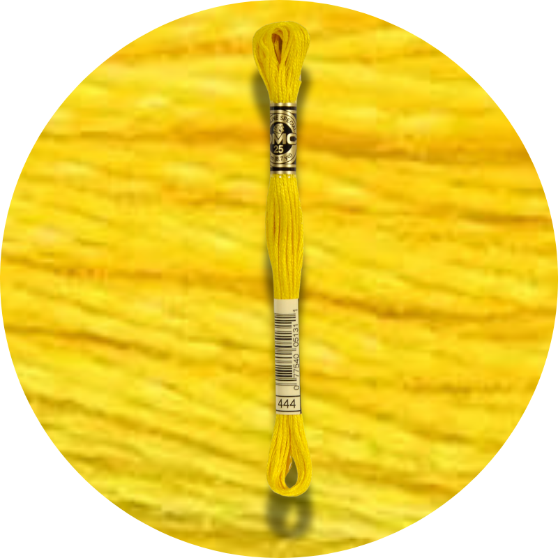 DMC Mouliné Spécial 25, Punaisen/Keltaisen/Oranssin sävyt 0444