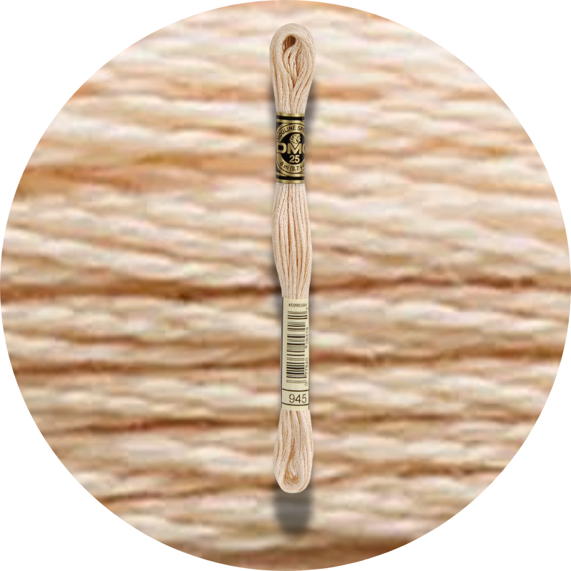 DMC Mouliné Spécial 25, Punaisen/Keltaisen/Oranssin sävyt 0945