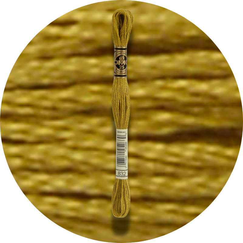 DMC Mouliné Spécial 25, Punaisen/Keltaisen/Oranssin sävyt 0832