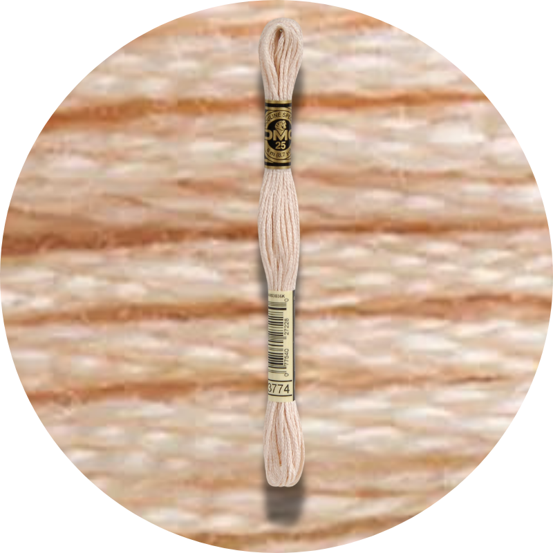 DMC Mouliné Spécial 25, Punaisen/Keltaisen/Oranssin sävyt 3774