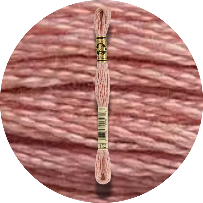 DMC Mouliné Spécial 25, Punaisen/Keltaisen/Oranssin sävyt 0152