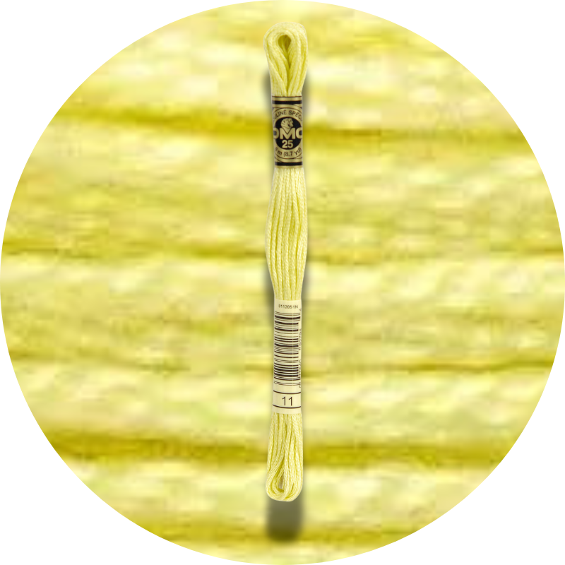 DMC Mouliné Spécial 25, Punaisen/Keltaisen/Oranssin sävyt 0011