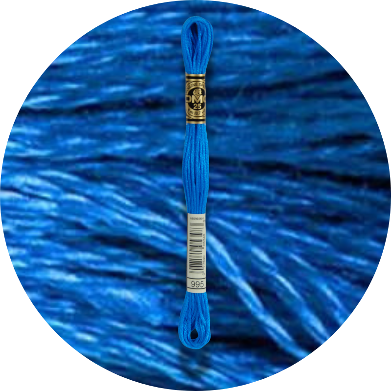 Mouliné Spécial 25 Sinisen/Violetin 0995