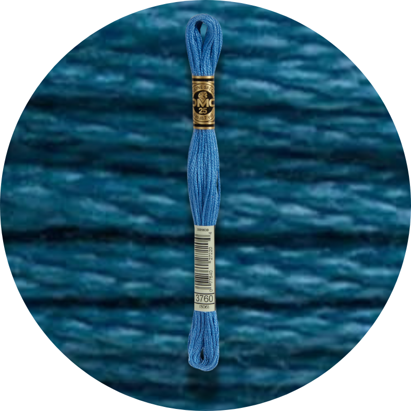 Mouliné Spécial 25 Sinisen/Violetin 3760