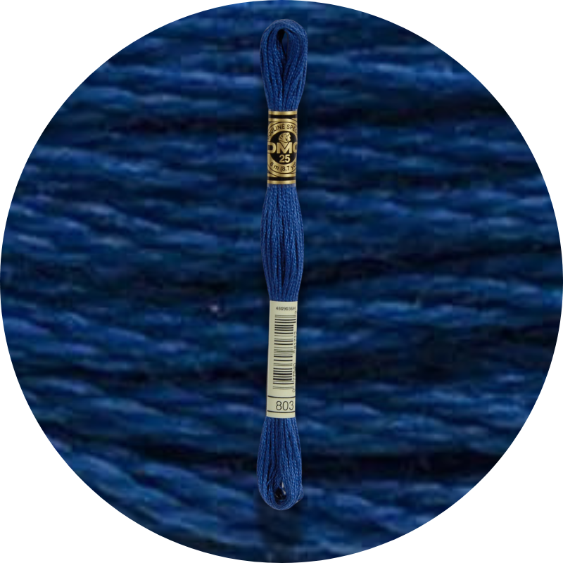 Mouliné Spécial 25 Sinisen/Violetin 0803