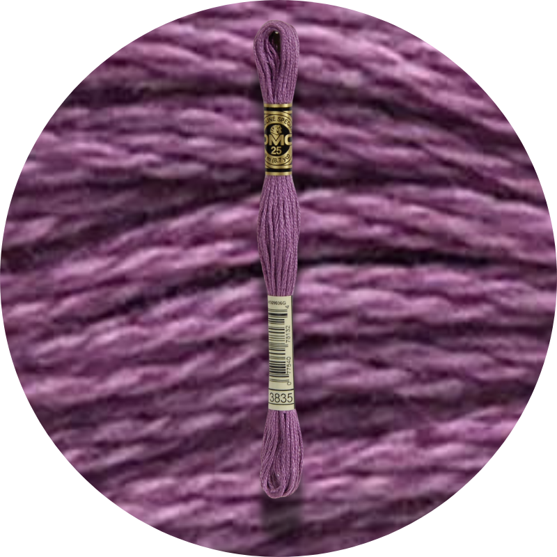 Mouliné Spécial 25 Sinisen/Violetin 3835