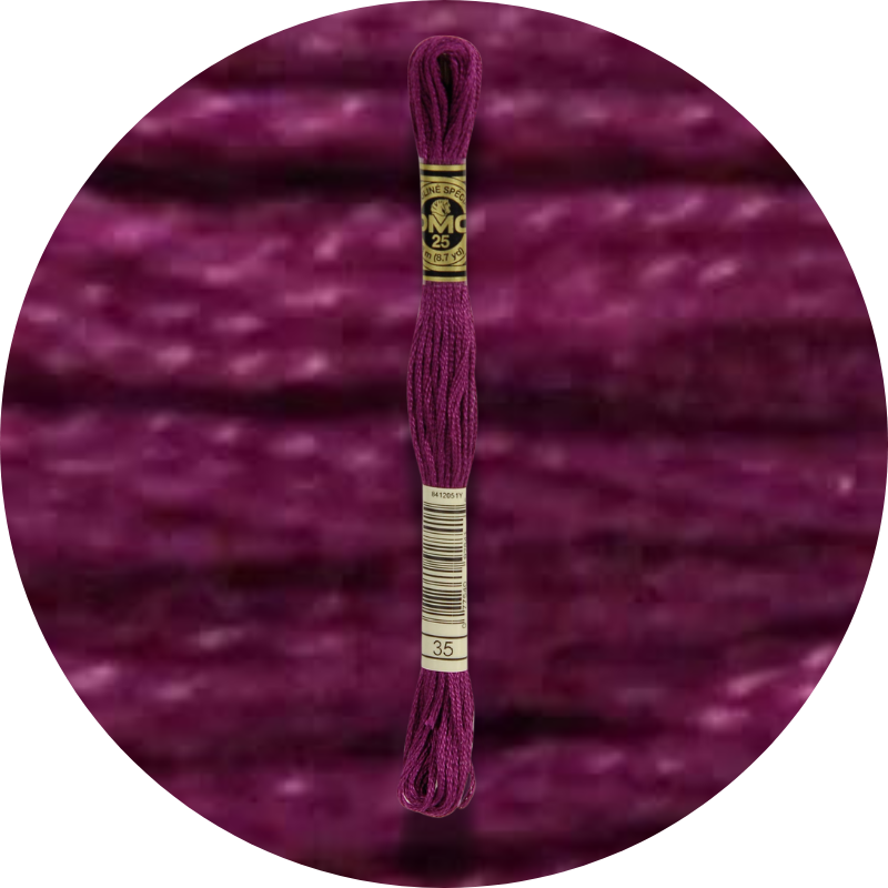 Mouliné Spécial 25 Sinisen/Violetin 0035