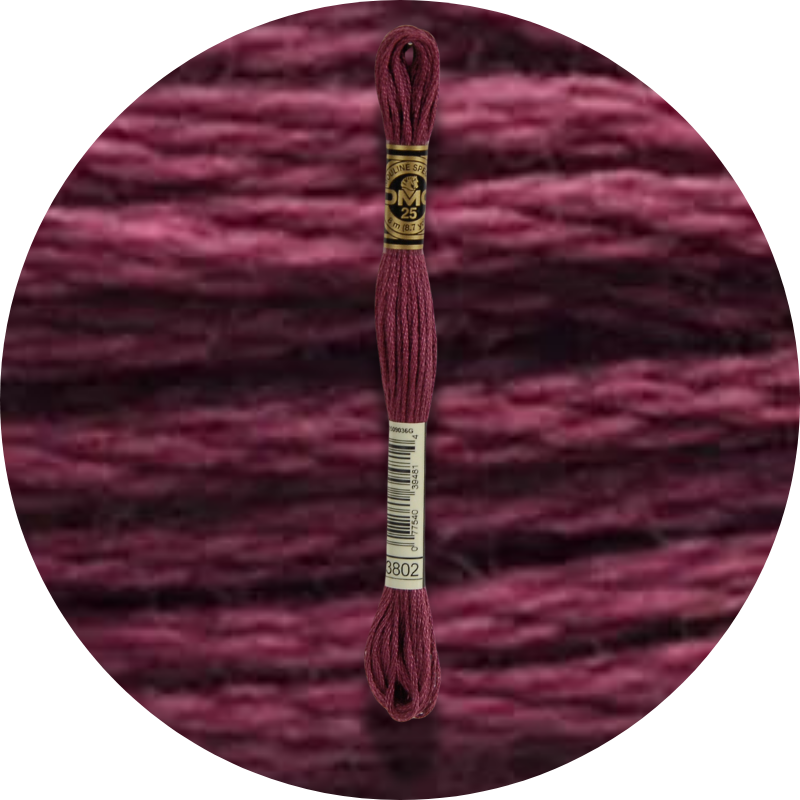 Mouliné Spécial 25 Sinisen/Violetin 3802