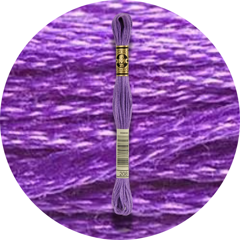 Mouliné Spécial 25 Sinisen/Violetin 0208