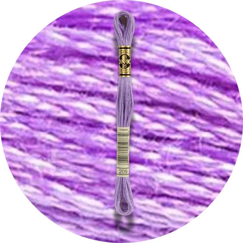 Mouliné Spécial 25 Sinisen/Violetin 0209