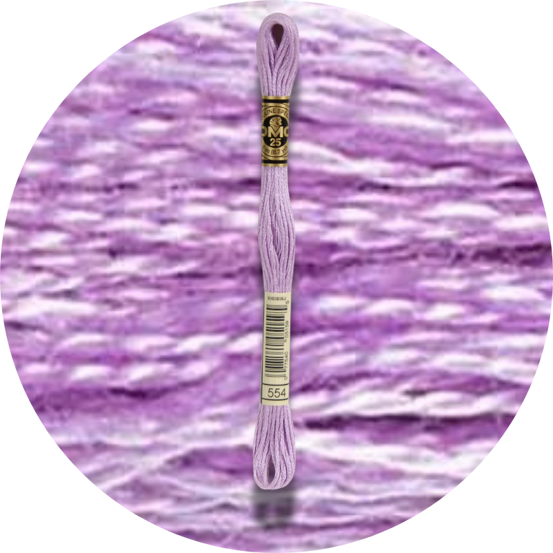 Mouliné Spécial 25 Sinisen/Violetin 0554