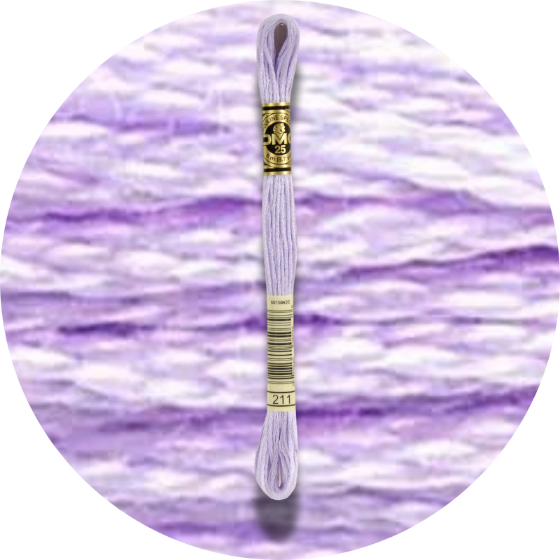 Mouliné Spécial 25 Sinisen/Violetin 0211