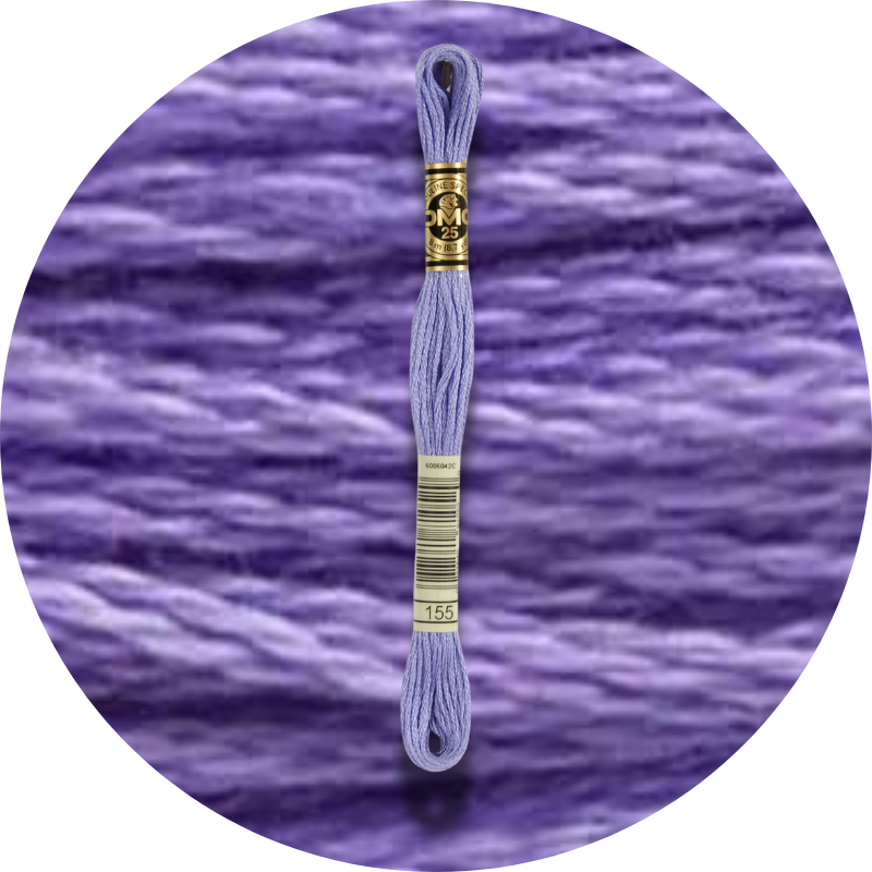 Mouliné Spécial 25 Sinisen/Violetin 0155