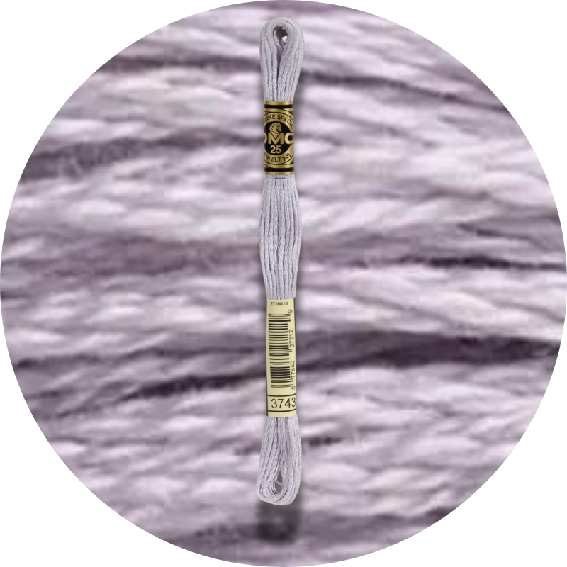 Mouliné Spécial 25 Sinisen/Violetin 3743