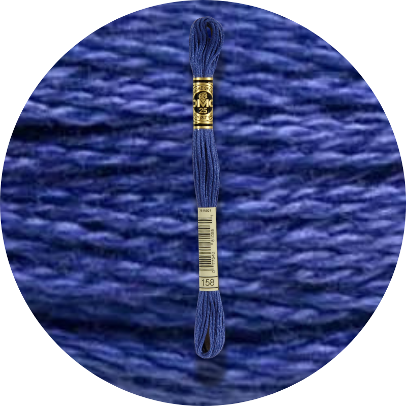 Mouliné Spécial 25 Sinisen/Violetin 0158