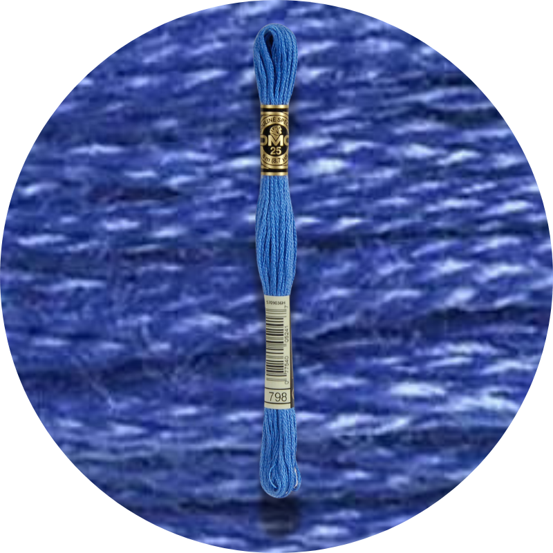 Mouliné Spécial 25 Sinisen/Violetin 0798