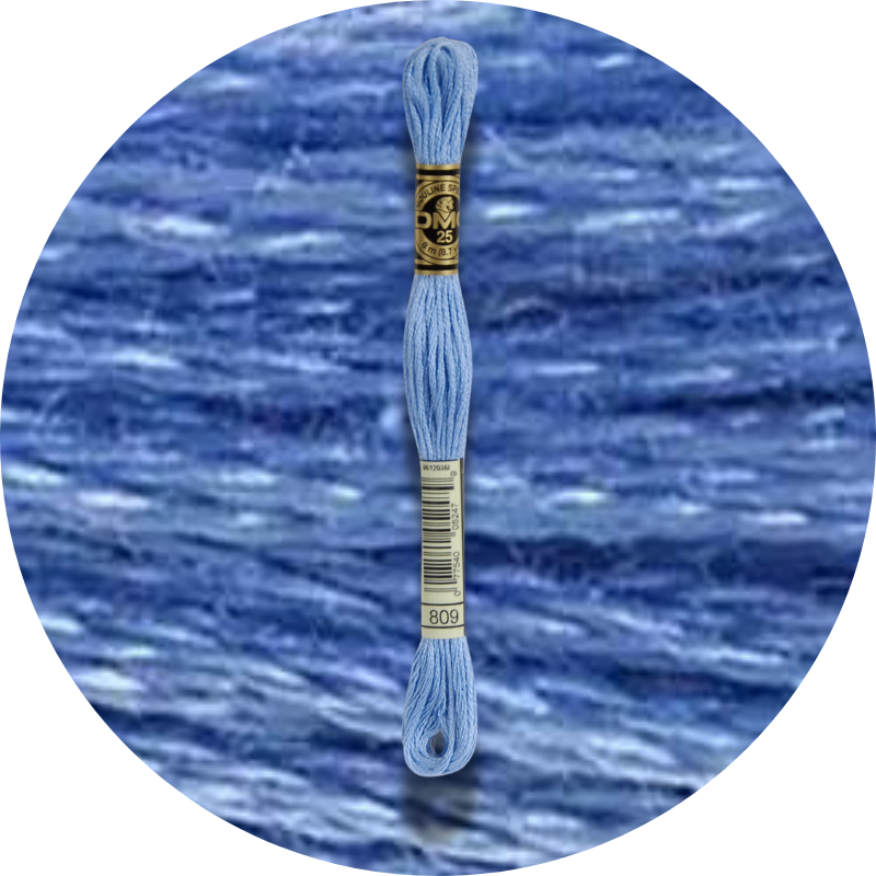 Mouliné Spécial 25 Sinisen/Violetin 0809