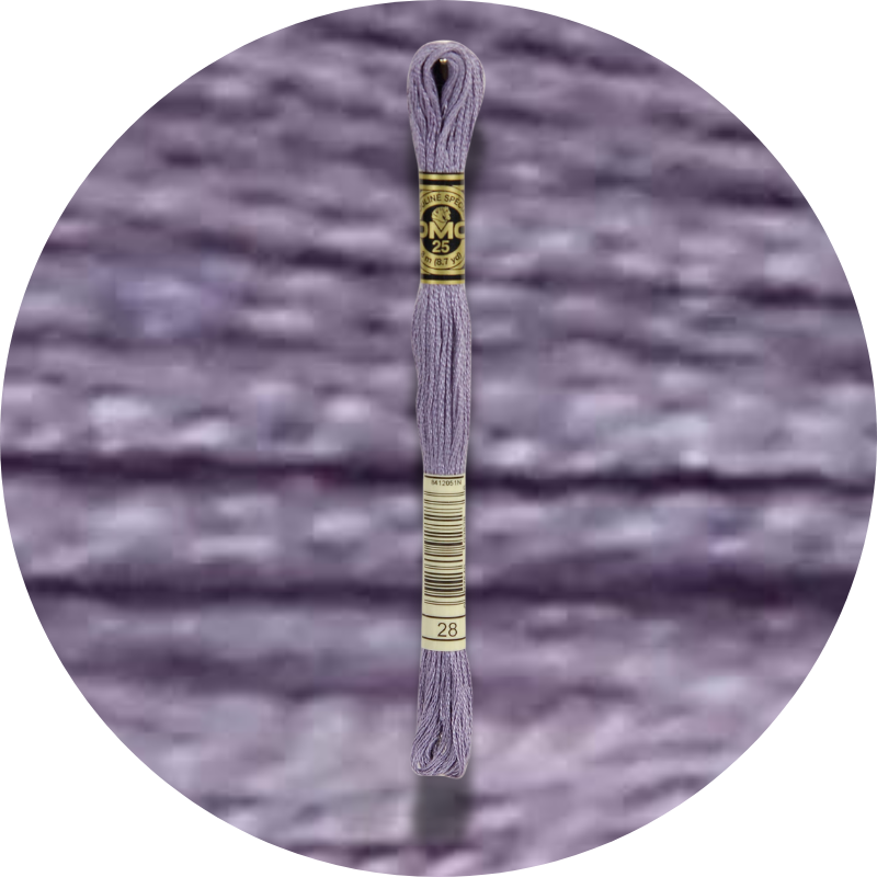 Mouliné Spécial 25 Sinisen/Violetin 0028