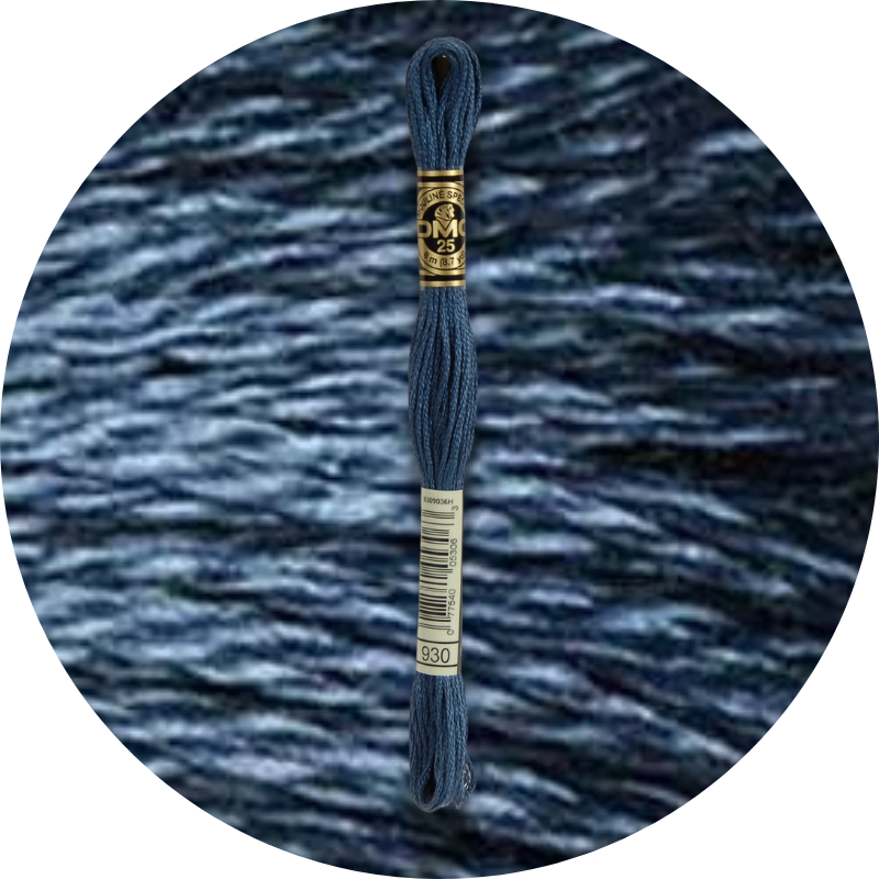 Mouliné Spécial 25 Sinisen/Violetin 0930