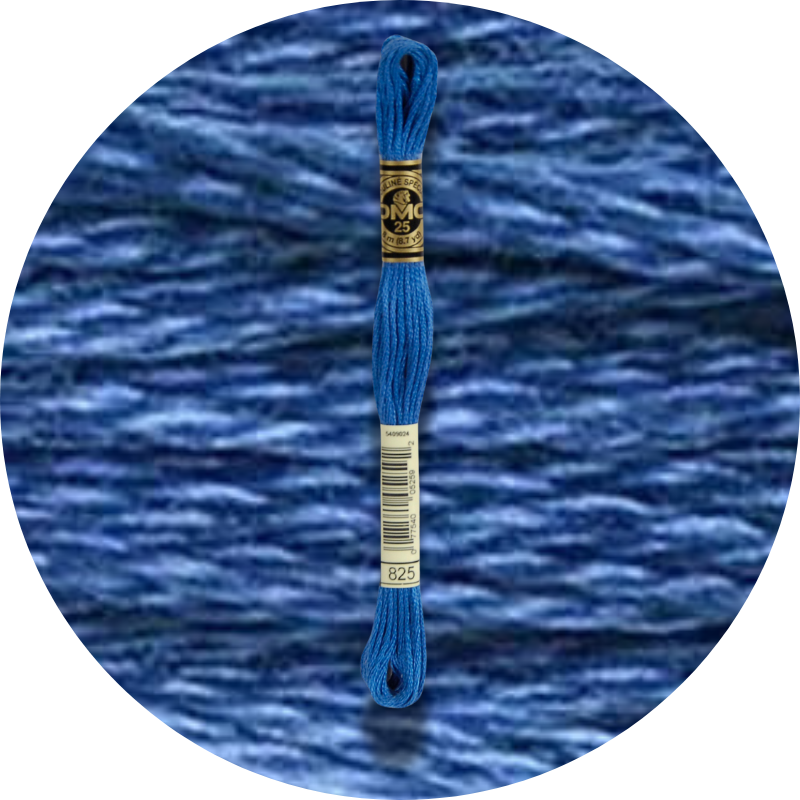 Mouliné Spécial 25 Sinisen/Violetin 0825