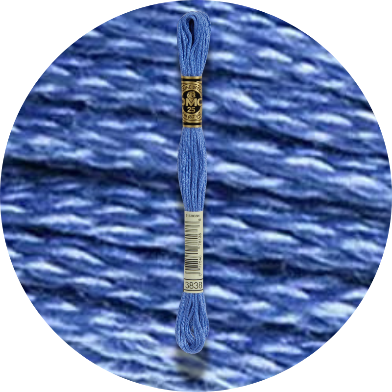 Mouliné Spécial 25 Sinisen/Violetin 3838