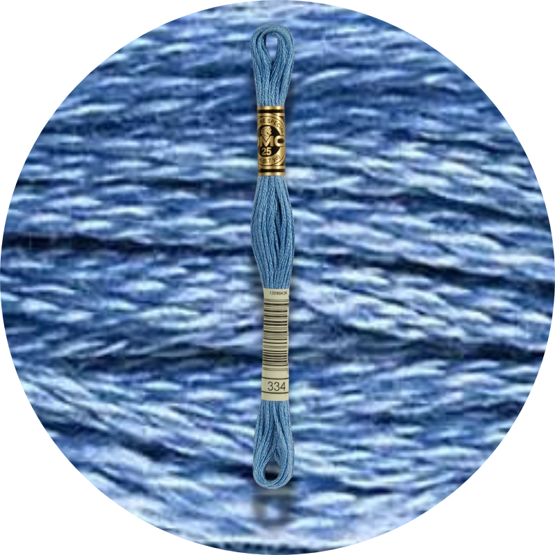 Mouliné Spécial 25 Sinisen/Violetin 0334