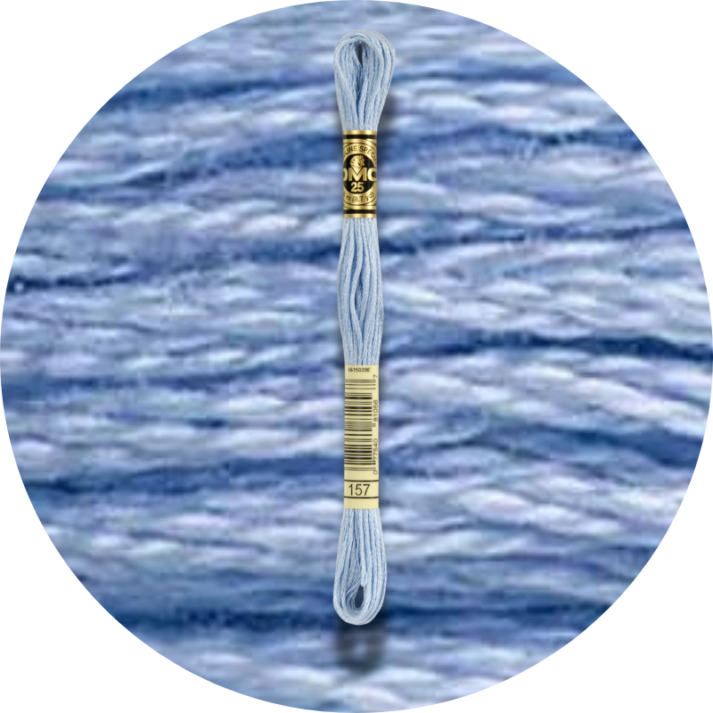 Mouliné Spécial 25 Sinisen/Violetin 0157