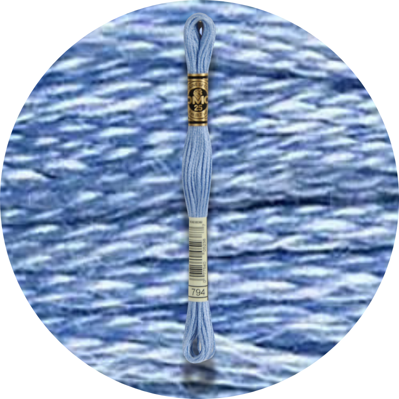 Mouliné Spécial 25 Sinisen/Violetin 0794