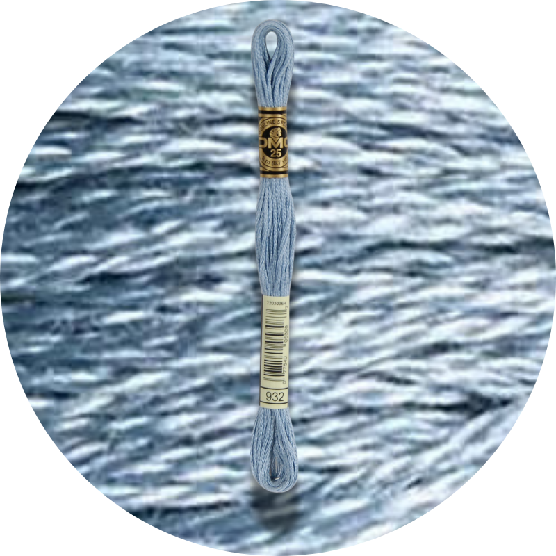 Mouliné Spécial 25 Sinisen/Violetin 0932