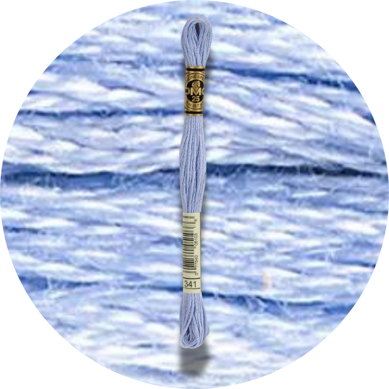 Mouliné Spécial 25 Sinisen/Violetin 0341