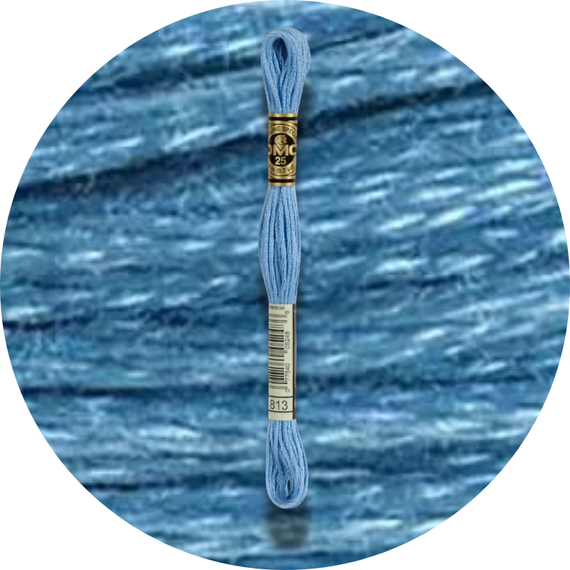 Mouliné Spécial 25 Sinisen/Violetin 0813