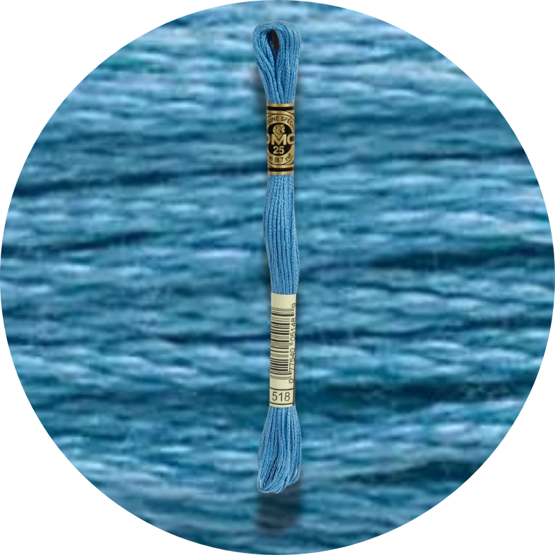 Mouliné Spécial 25 Sinisen/Violetin 0518