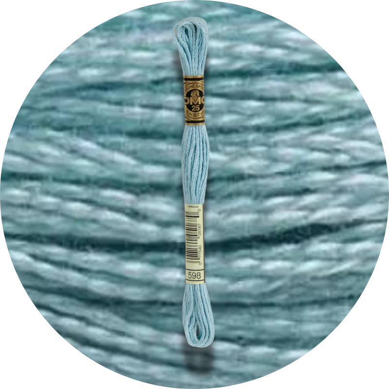 Mouliné Spécial 25 Sinisen/Violetin 0598