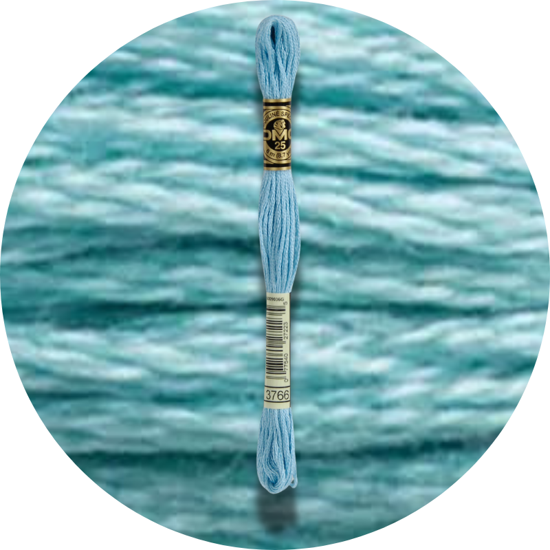 Mouliné Spécial 25 Sinisen/Violetin 3766