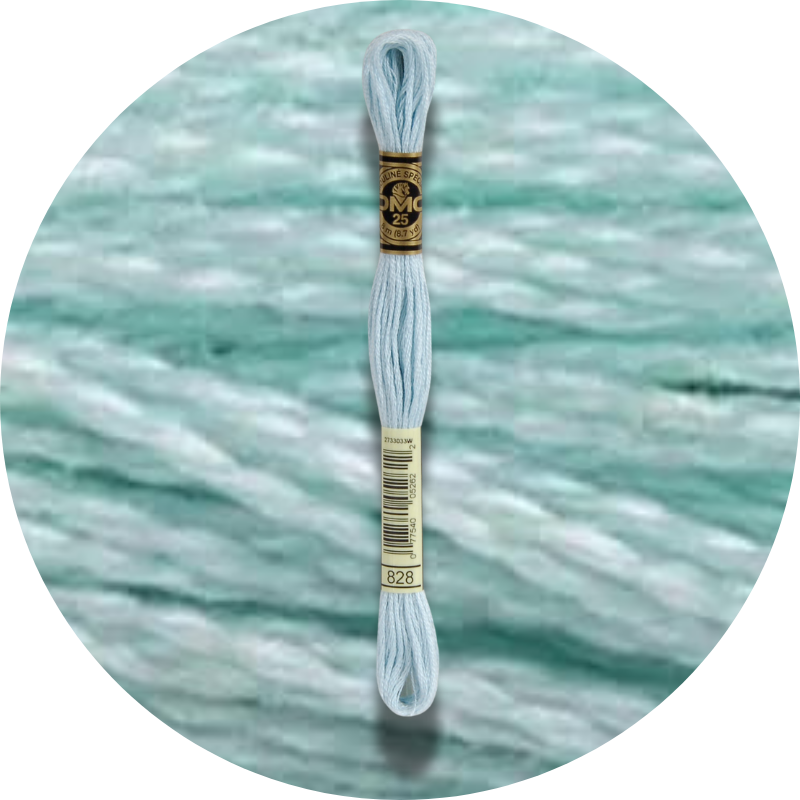 Mouliné Spécial 25 Sinisen/Violetin 0828