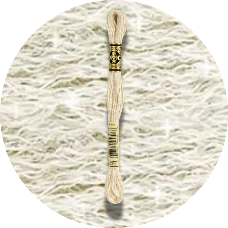 Mouliné Spécial 25 Neutraali Ecru