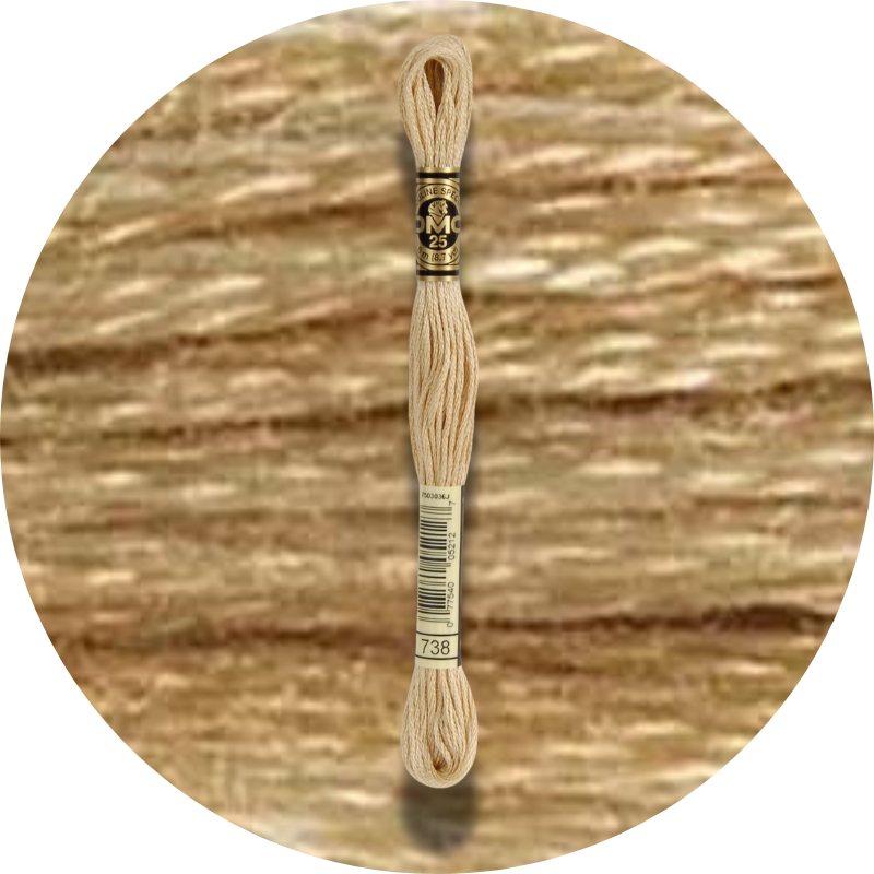 Mouliné Spécial 25 Neutraali 0738