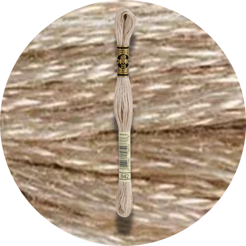 Mouliné Spécial 25 Neutraali 0842