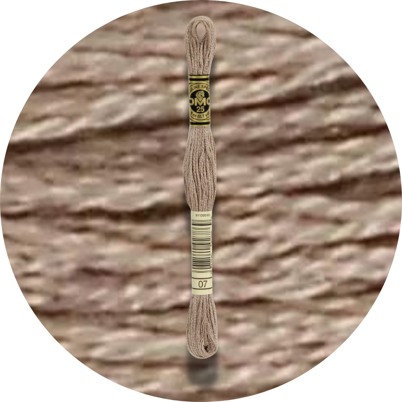 Mouliné Spécial 25 Neutraali 0007