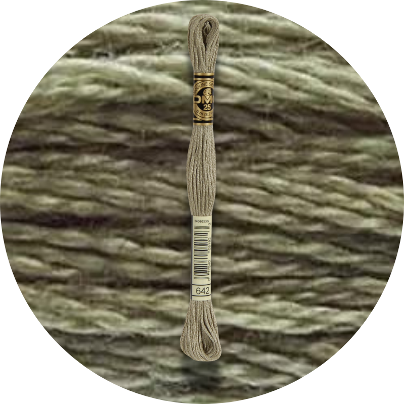 Mouliné Spécial 25 Neutraali 0642