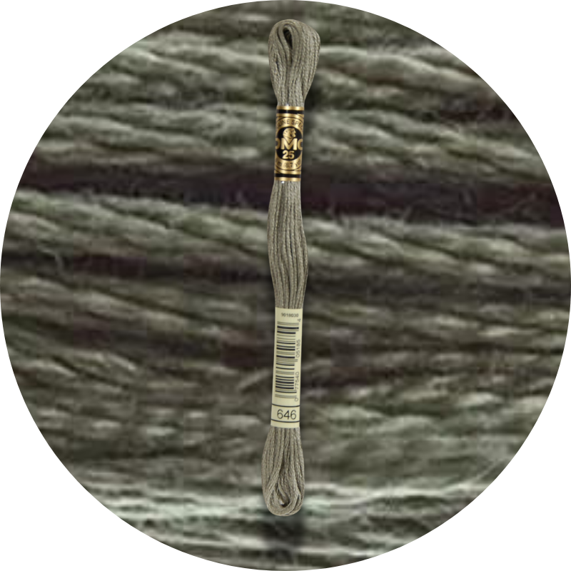 Mouliné Spécial 25 Neutraali 0646